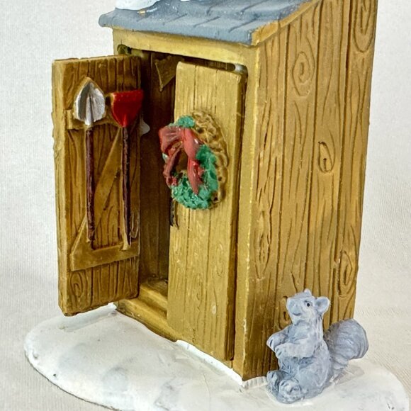 Lemax UTILITY SHED Christmas Village Decor Miniature Accessories Garden - Picture 3 of 7